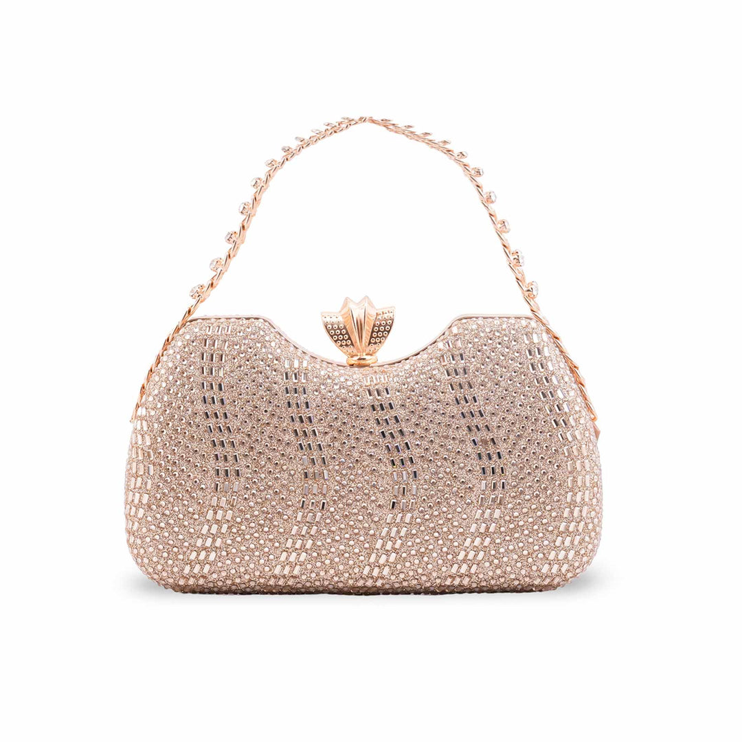 Golden Bridal Clutch P24475