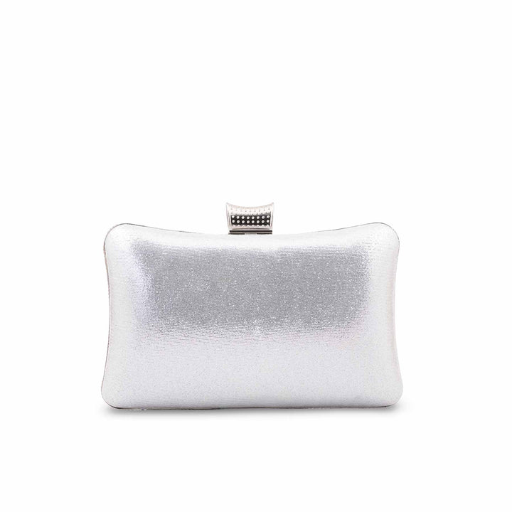 Silver Bridal Clutch P24549