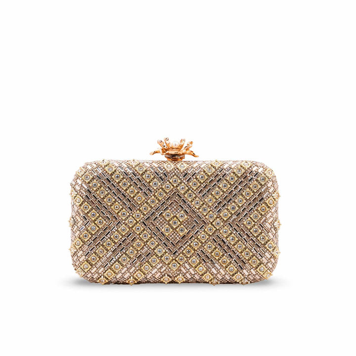 Golden Bridal Clutch P24550