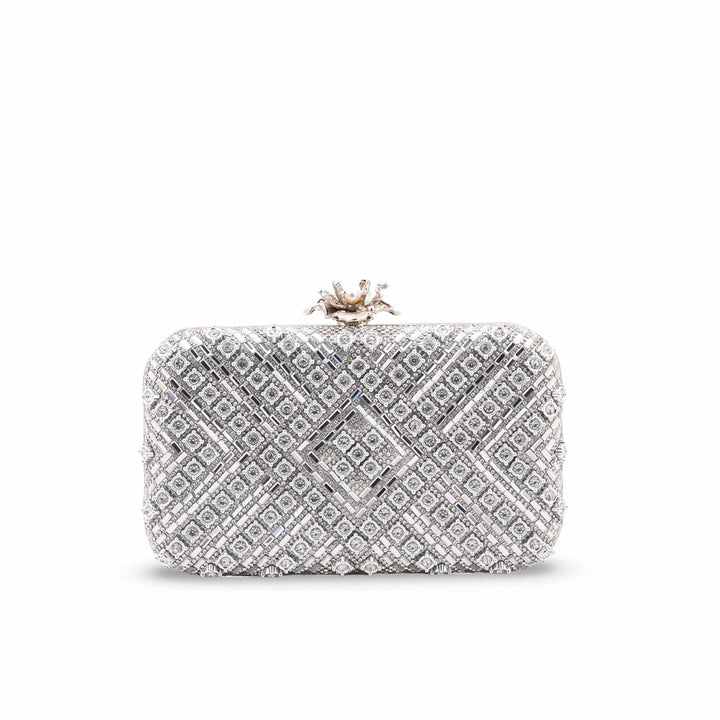 Silver Bridal Clutch P24550