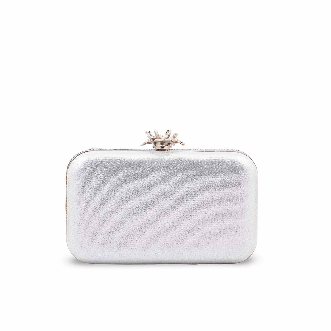 Silver Bridal Clutch P24550