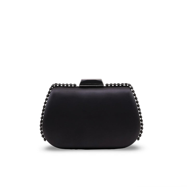Black Formal Clutch For Ladies P24553