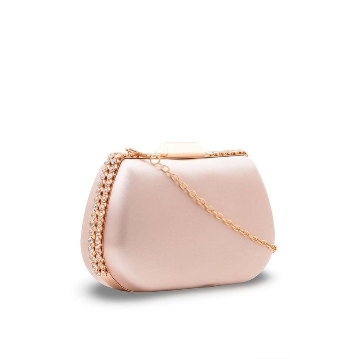 Golden Formal Clutch For Ladies P24553