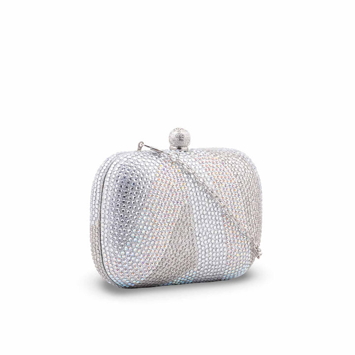 Silver Bridal Clutch P24555