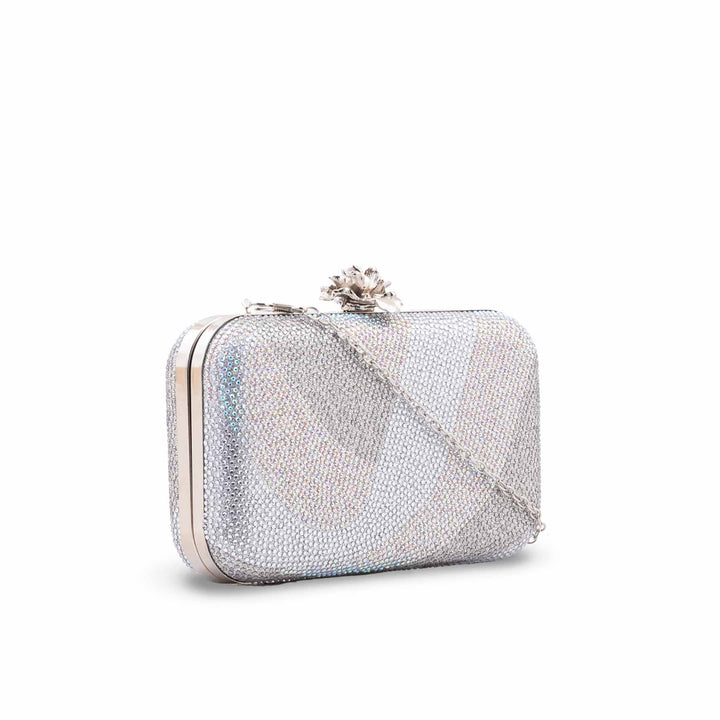 Silver Bridal Clutch P24556