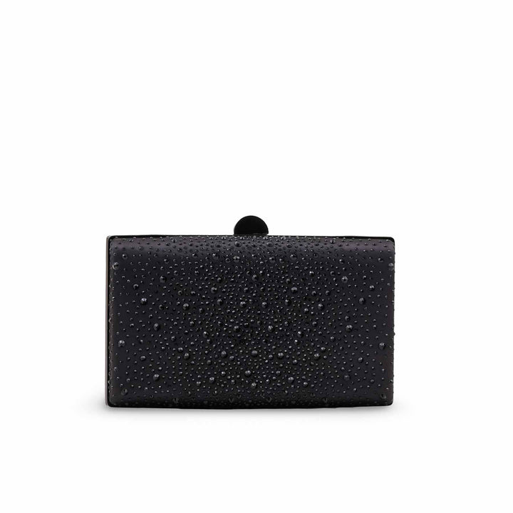 Black Fancy Clutch For Ladies P24559