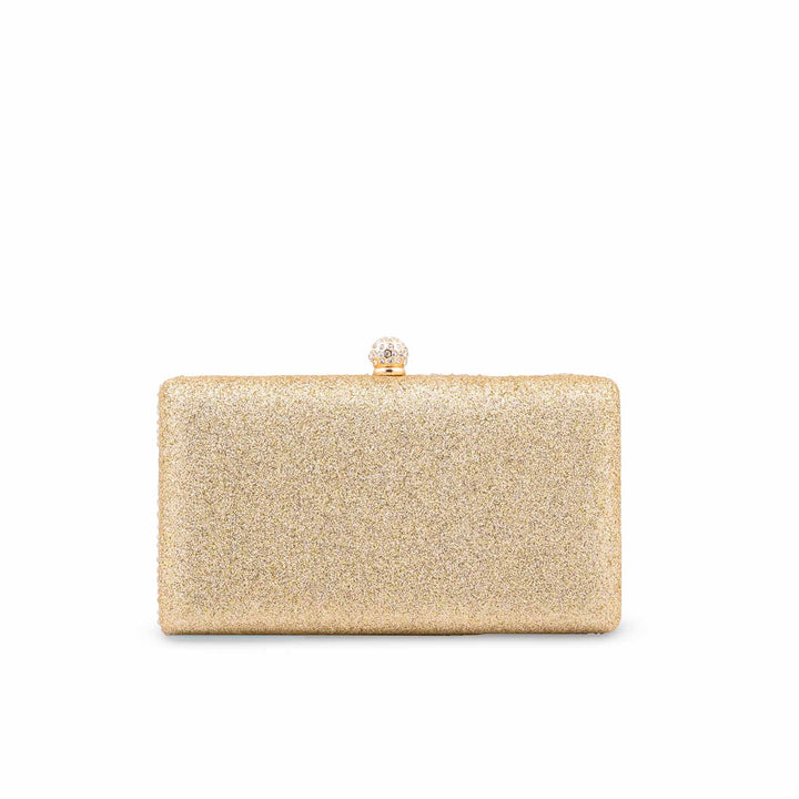 Golden Fancy Clutch For Ladies P24562