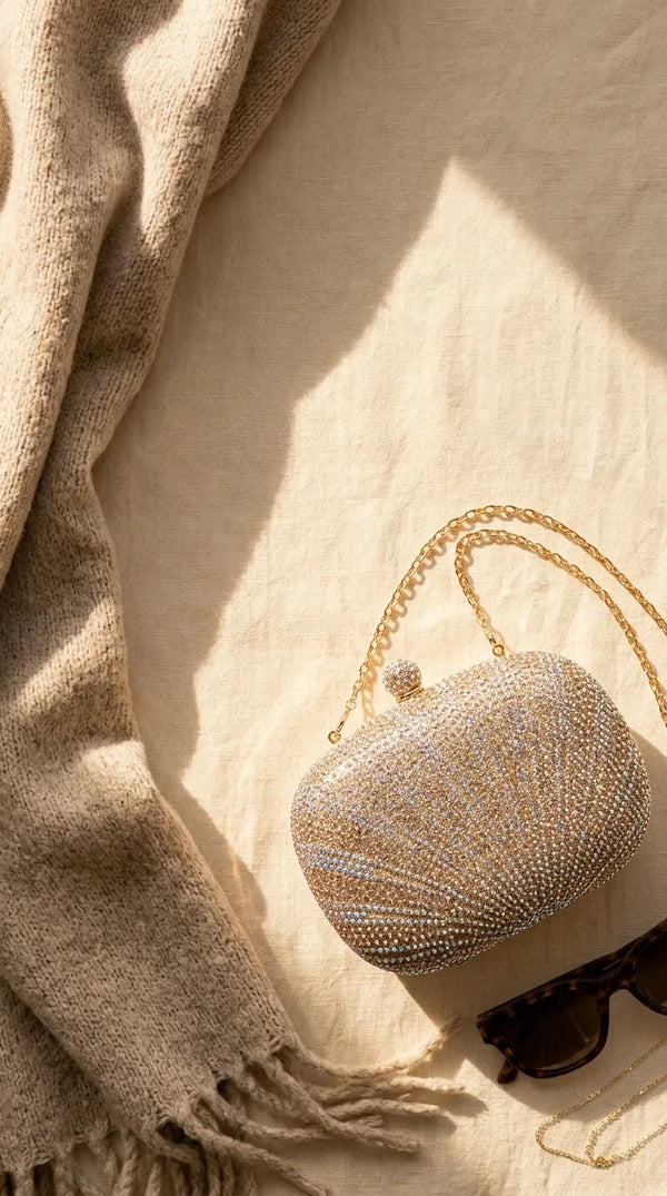 Golden Bridal Clutch P24563