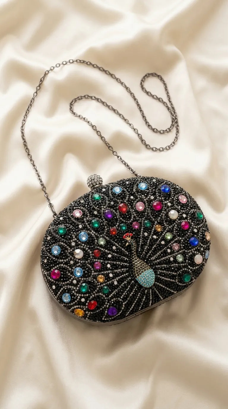 Black Bridal Clutch P24564