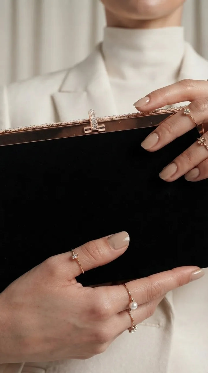 Black Formal Clutch For Women P24571