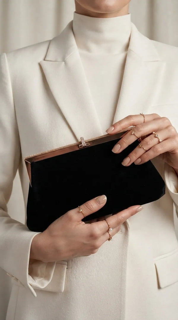 Black Formal Clutch For Women P24571