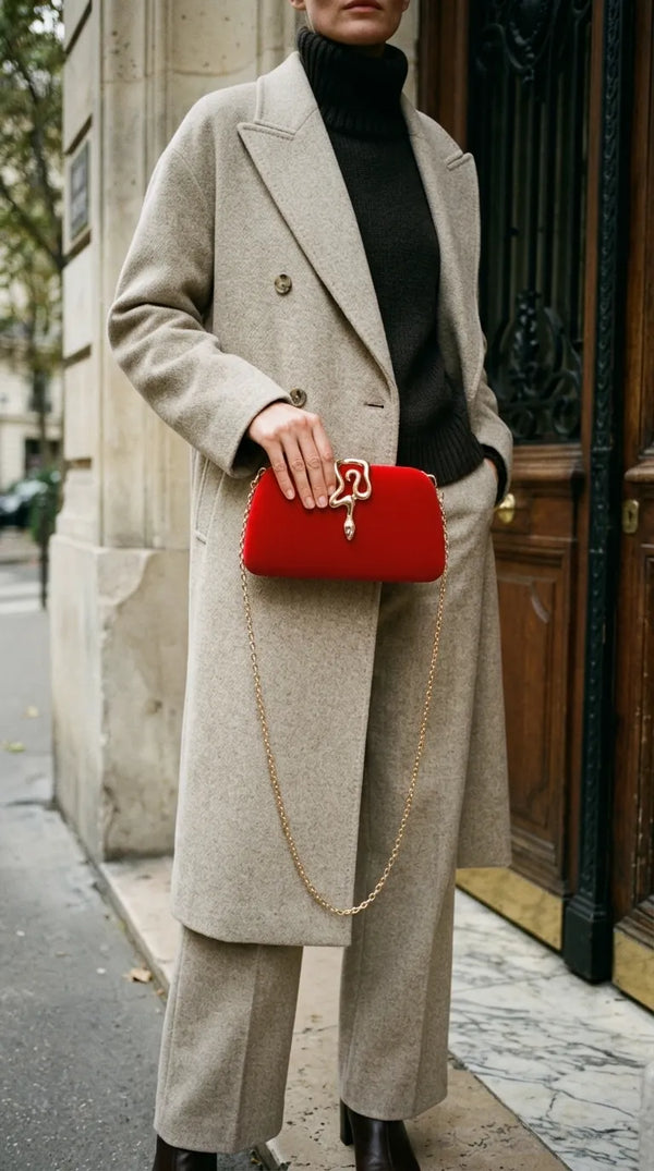 Maroon Formal Clutch For Women P24572