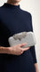 Silver Fancy Clutch For Women P24576