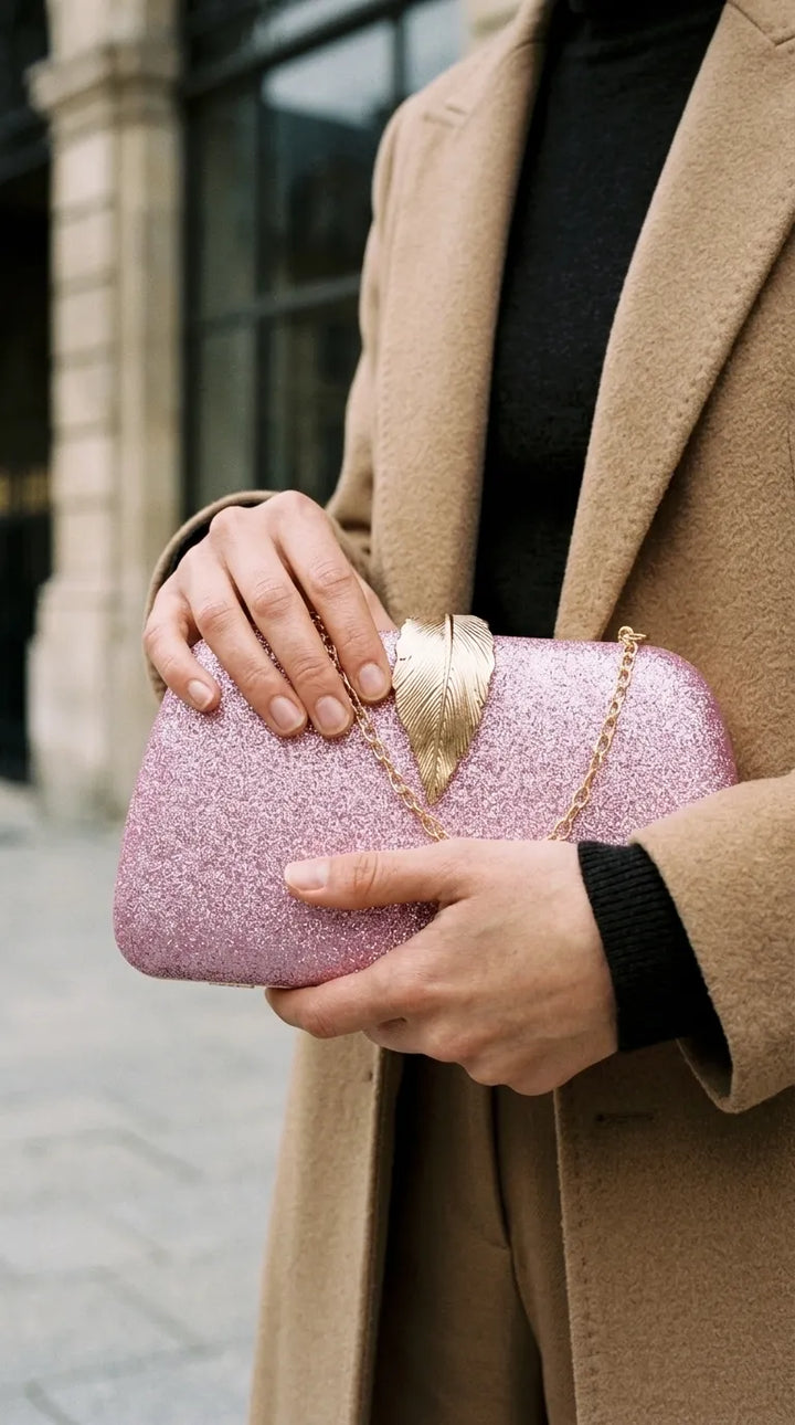 Pink Fancy Clutch For Women P24577