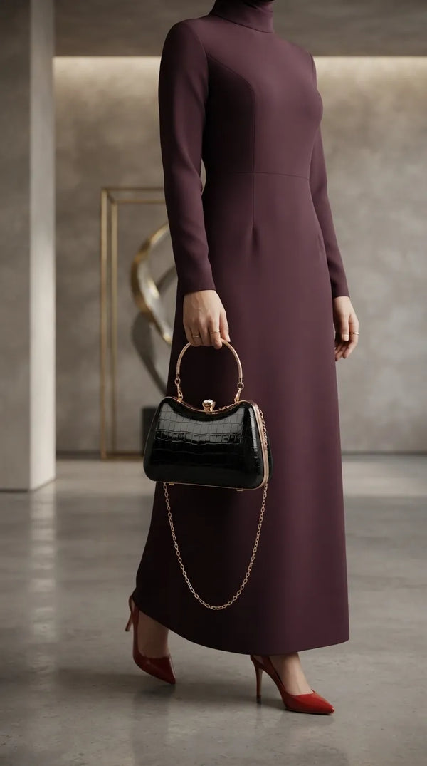 Black Fancy Clutch For Women P24580