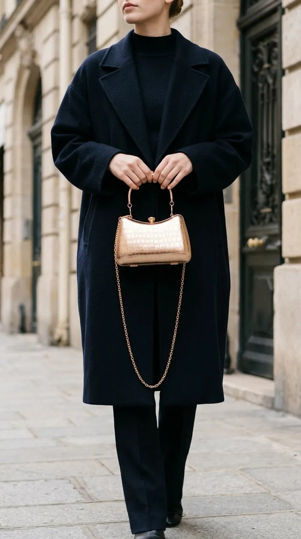 Champagne Fancy Clutch For Women P24580