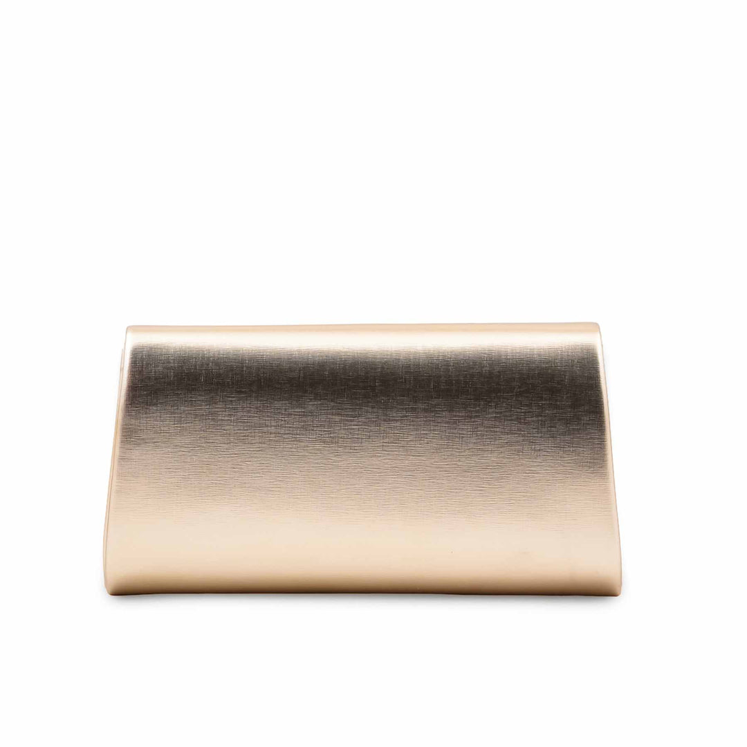 Golden Formal Clutch For Ladies P24599