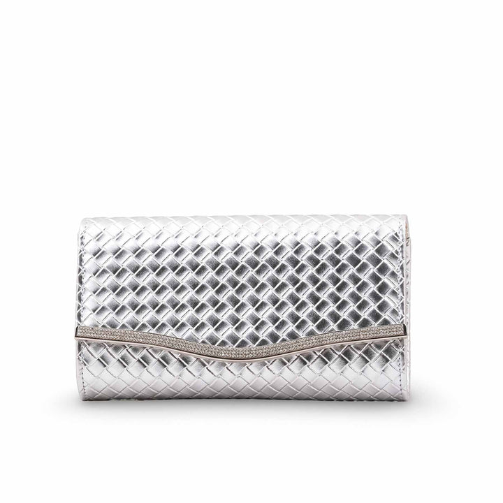 Silver Formal Clutch For Ladies P24600
