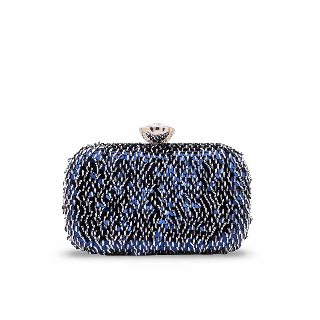 Blue Fancy Clutch For Ladies P24603