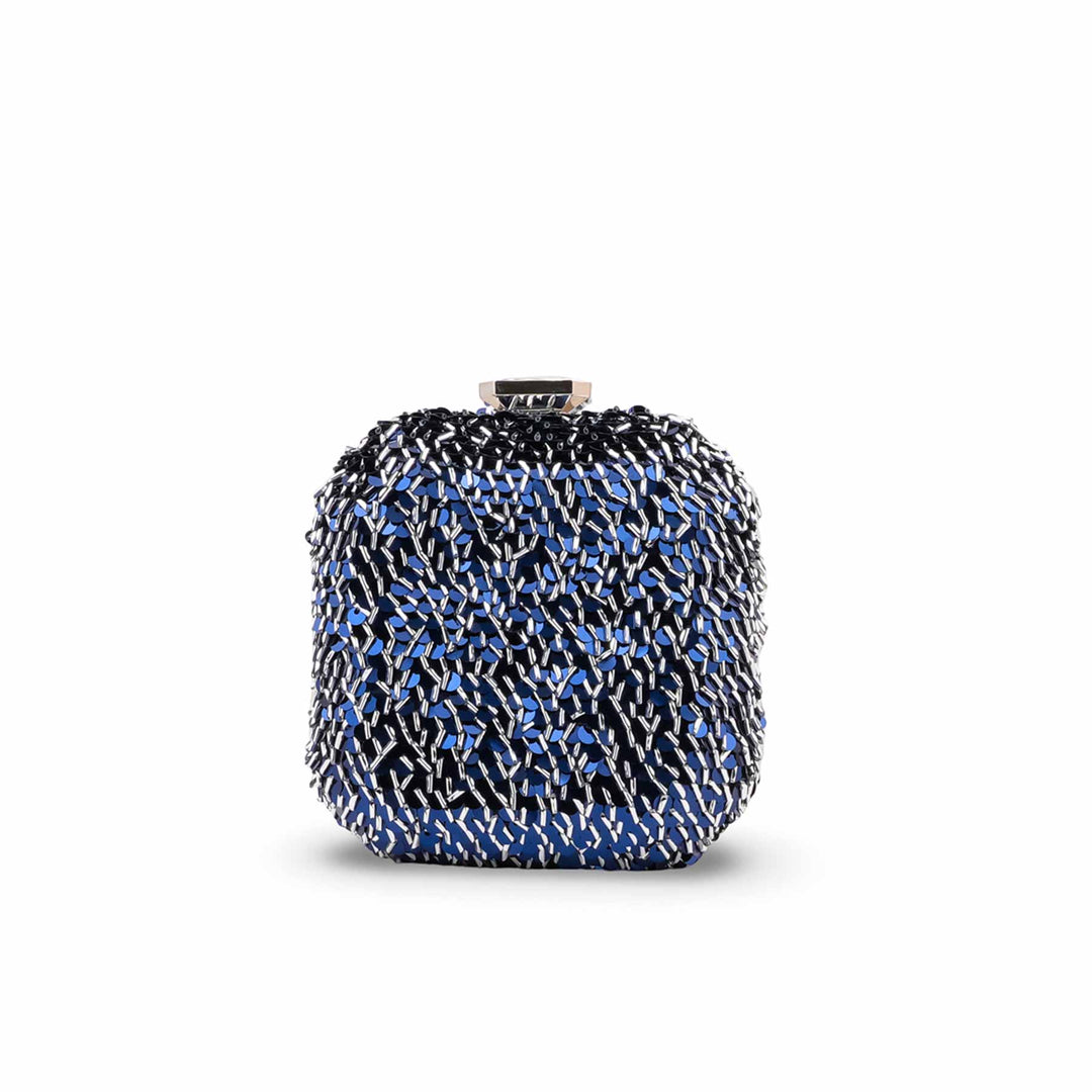 Blue Fancy Clutch For Ladies P24604