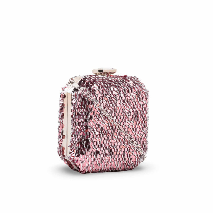 Pink Fancy Clutch For Ladies P24604