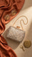Golden Fancy Clutch For Ladies P24605