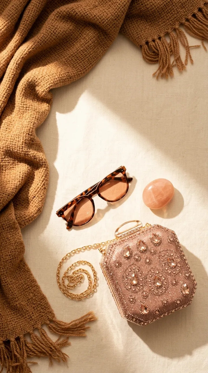 Champagne Bridal Clutch P24609