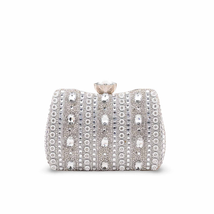 Silver Bridal Clutch P24610