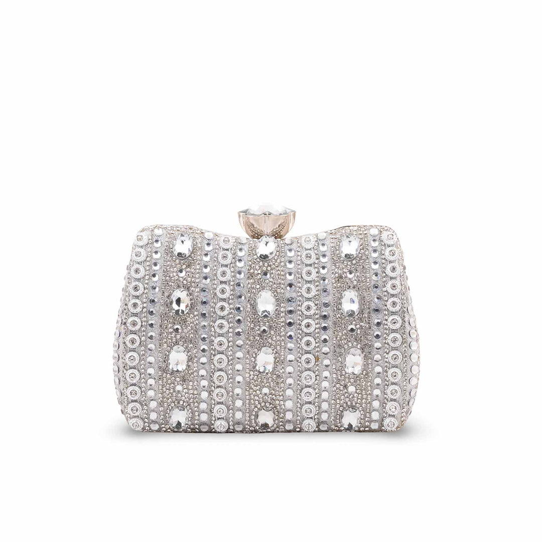 Silver Bridal Clutch P24610