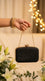 Black Bridal Clutch P24611