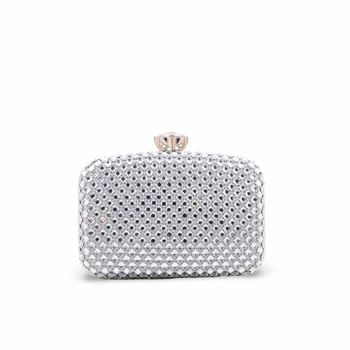 Silver Bridal Clutch P24611