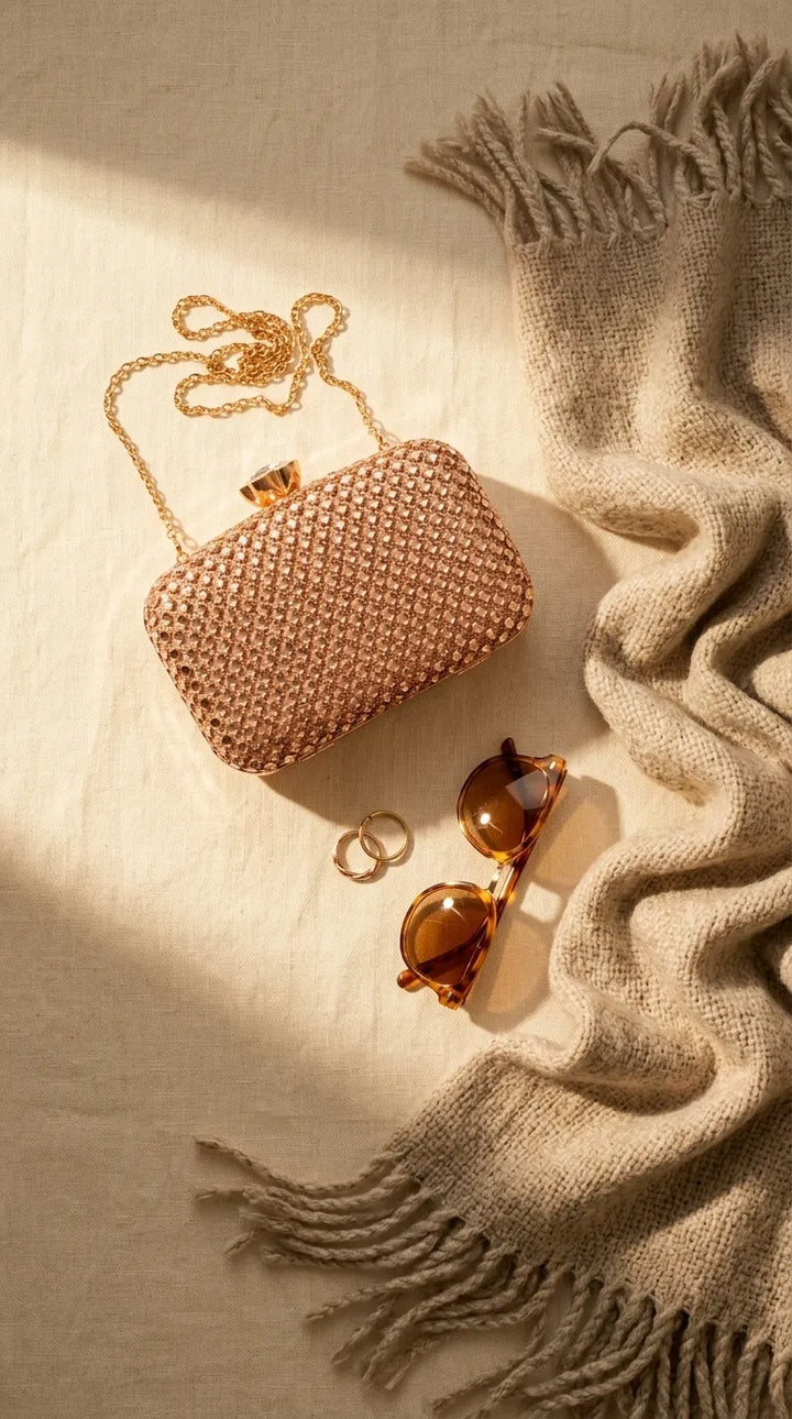 Champagne Bridal Clutch P24611