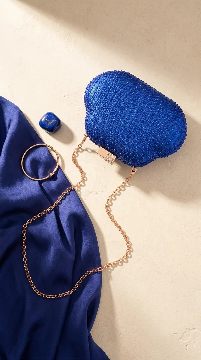 Blue Bridal Clutch P24612