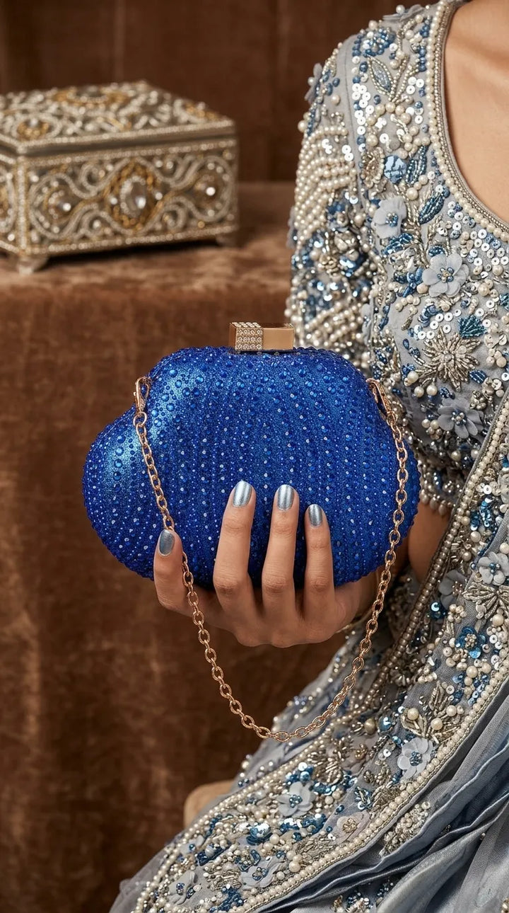 Blue Bridal Clutch P24612