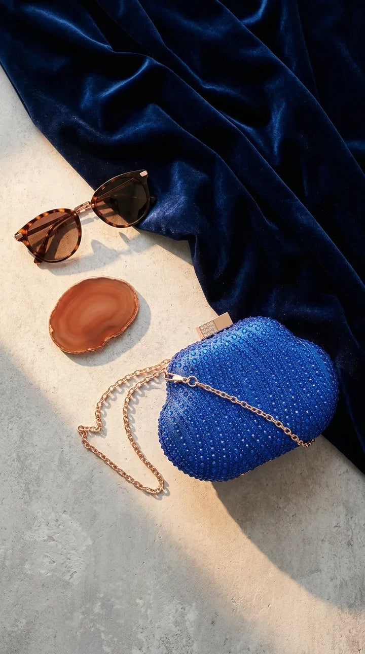 Blue Bridal Clutch P24612
