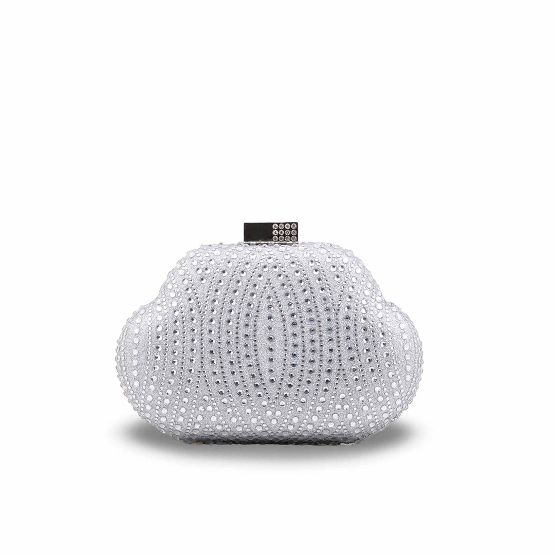 Silver Bridal Clutch P24612