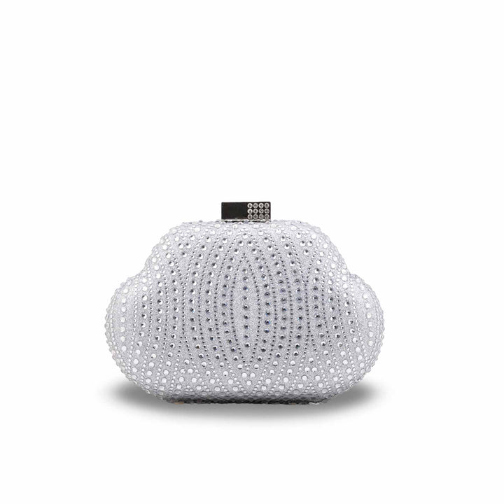 Silver Bridal Clutch P24612