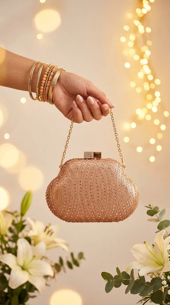 Champagne Bridal Clutch P24612