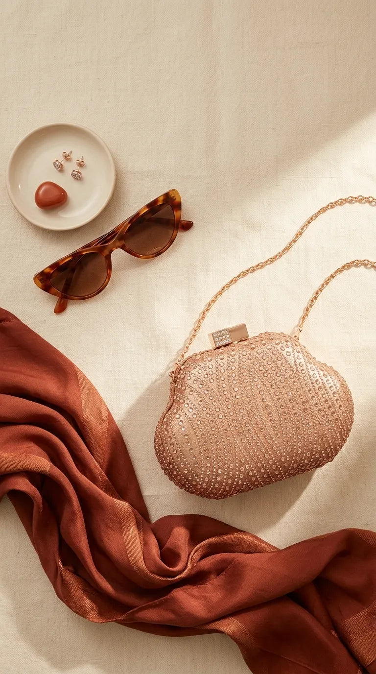 Champagne Bridal Clutch P24612