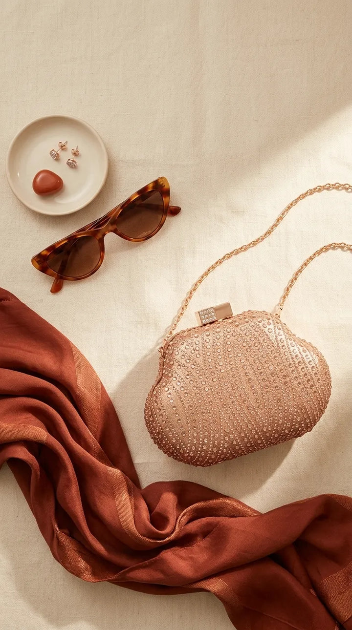 Champagne Bridal Clutch P24612