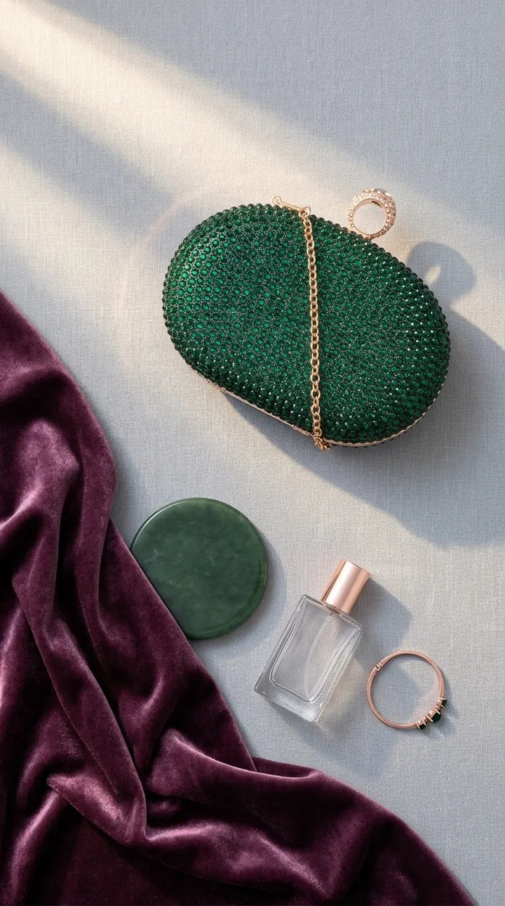 Green Bridal Clutch P24613