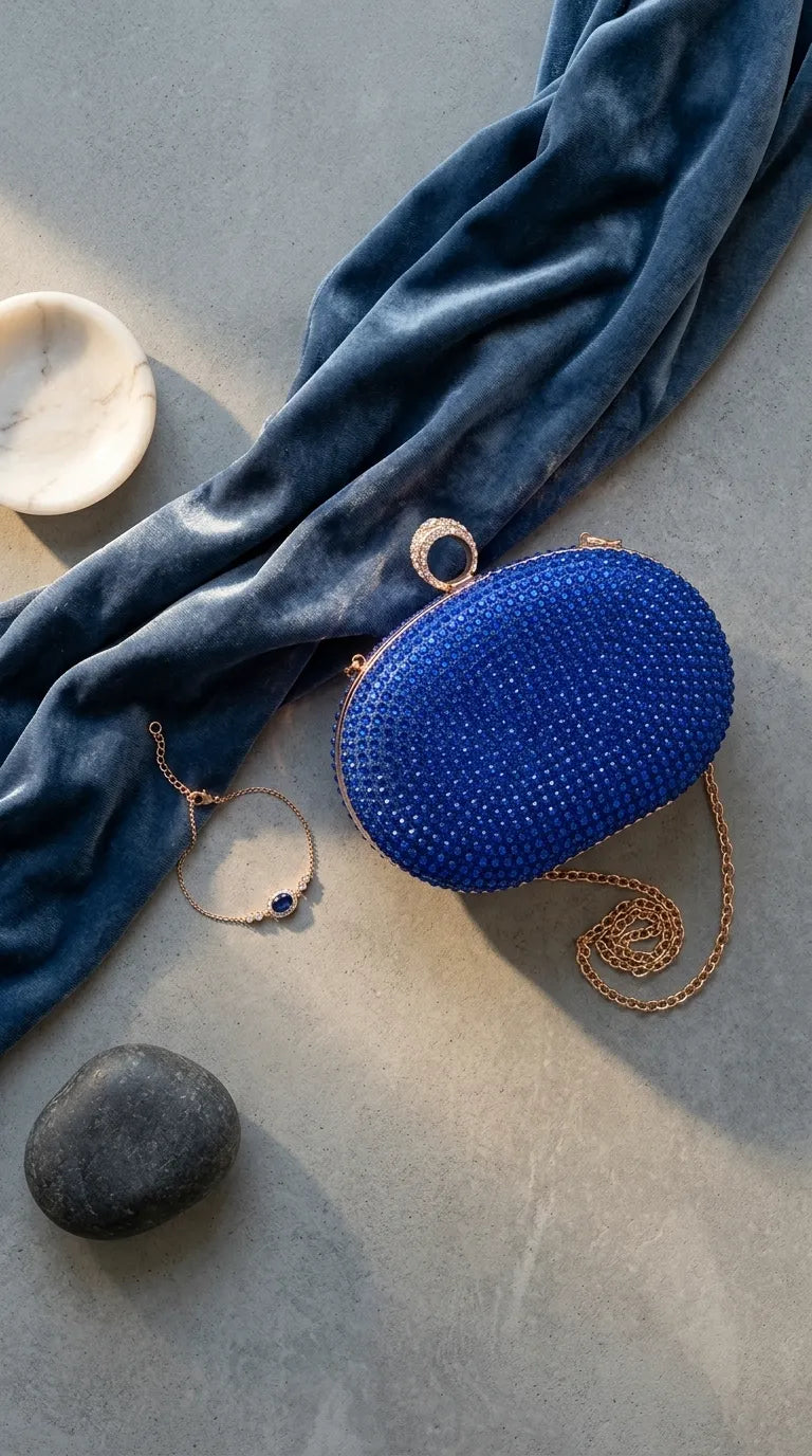 Blue Bridal Clutch P24613