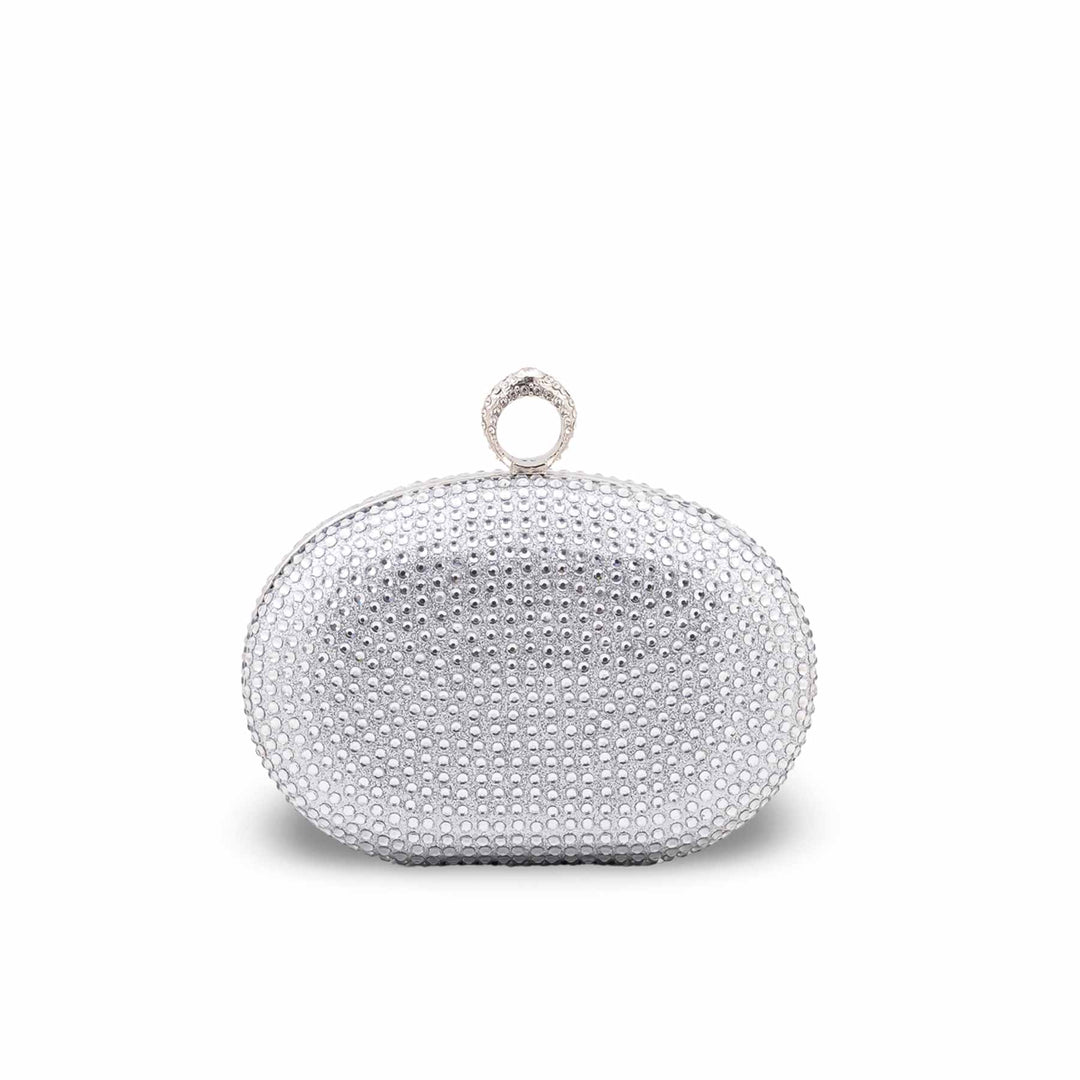 Silver Bridal Clutch P24613