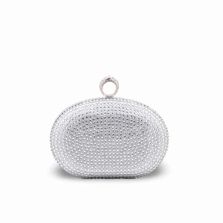 Silver Bridal Clutch P24613