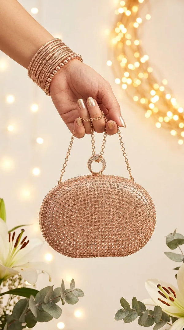Champagne Bridal Clutch P24613