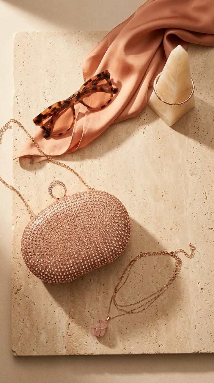 Champagne Bridal Clutch P24613