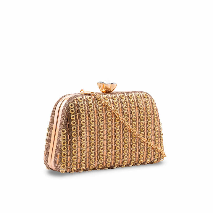 Golden Bridal Clutch P24615