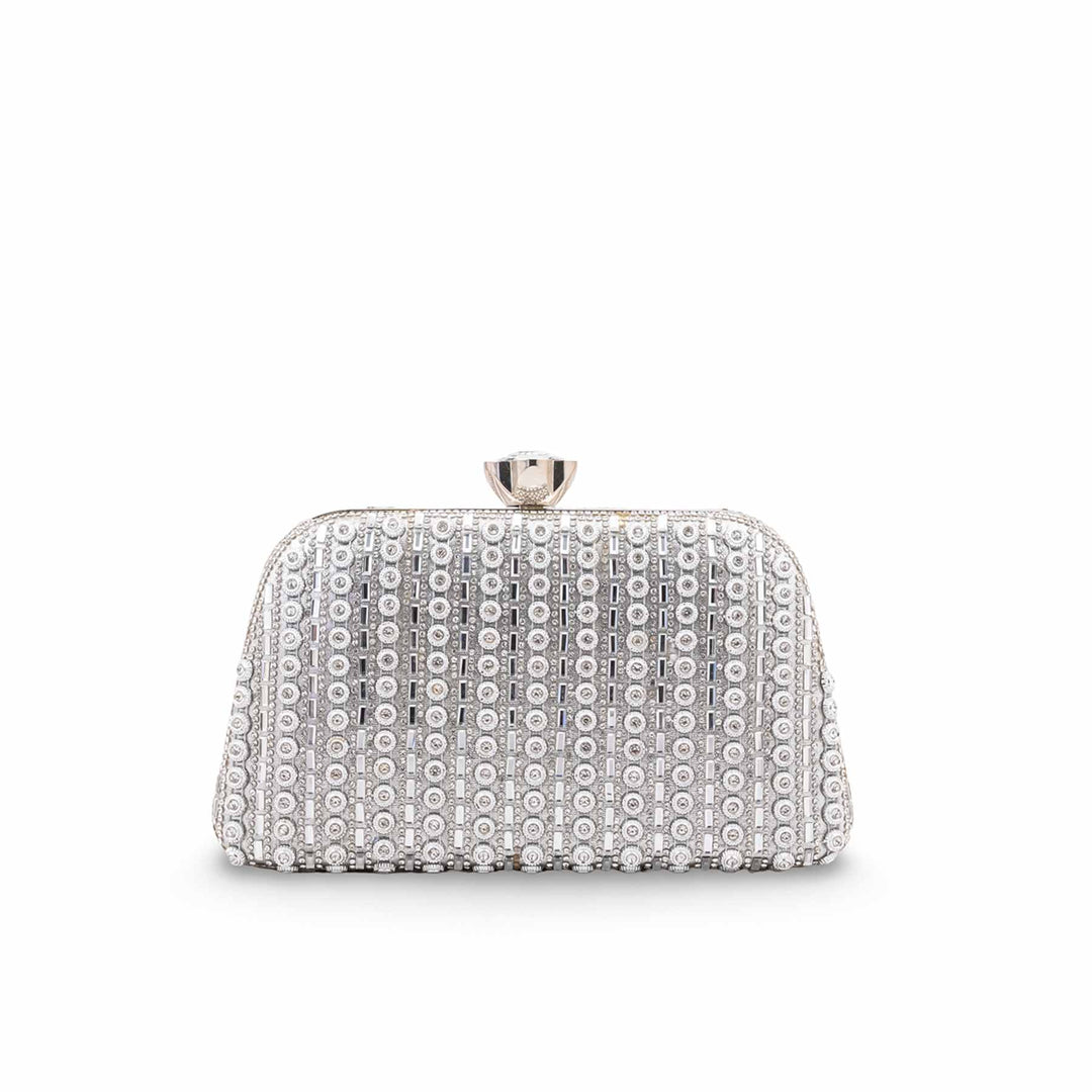 Silver Bridal Clutch P24615