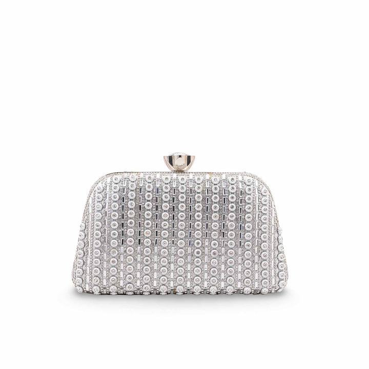 Silver Bridal Clutch P24615