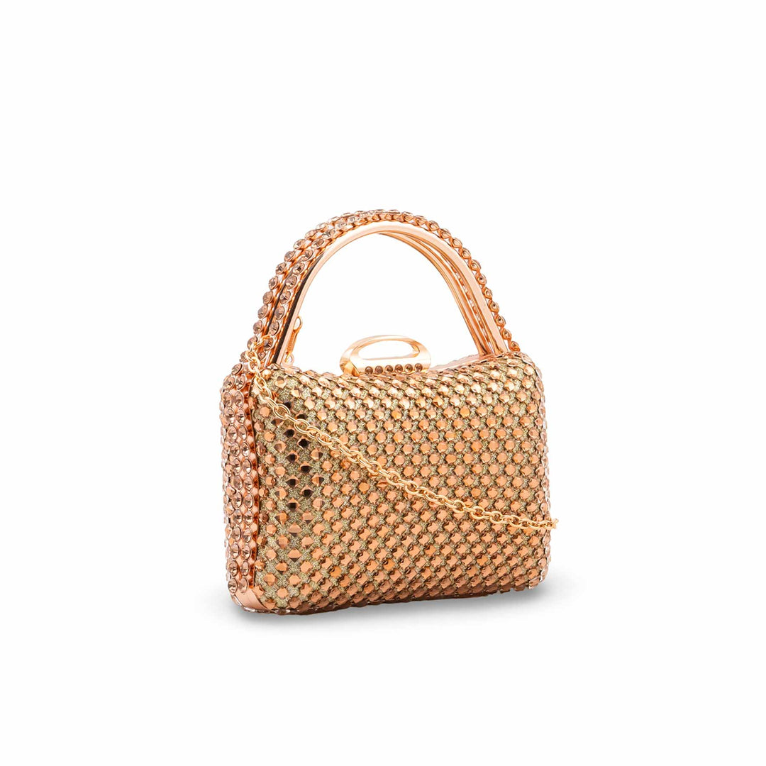 Golden Bridal Clutch P24617